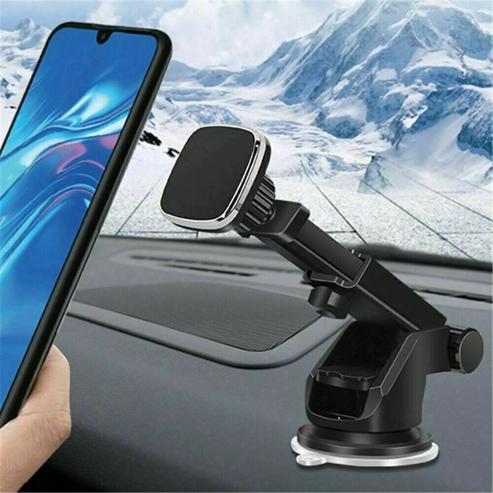 Magnetic Phone Mount with Adjustable Arm & Suction Cup