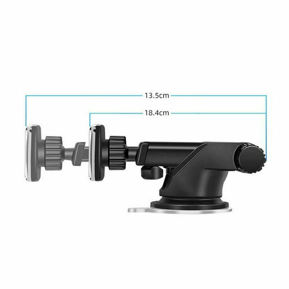 Magnetic Phone Mount with Adjustable Arm & Suction Cup