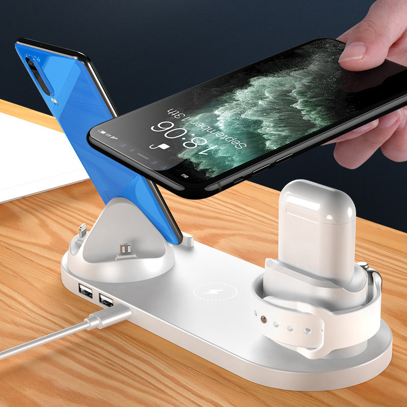 Ultimate 6-in-1 Fast Wireless Charger for iPhone, Watch & Accessories