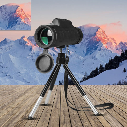 Phone Mount 40x60 Zoom Telescope with Compass for Camera Zoom