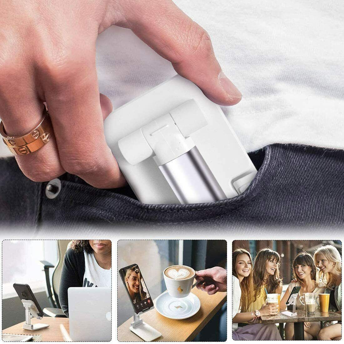 Adjustable Desktop Holder for Phones & Tablets – Ergonomic Support