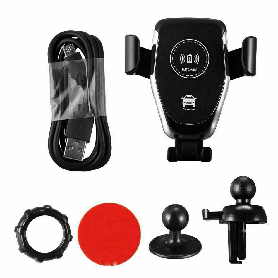 Auto-Clamping Phone Mount with 10W Qi Fast Charger