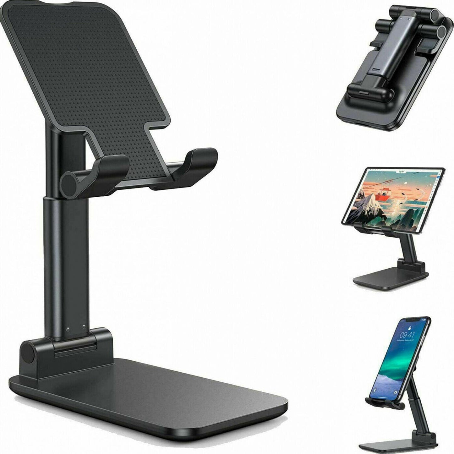 Adjustable Desktop Holder for Phones & Tablets – Ergonomic Support